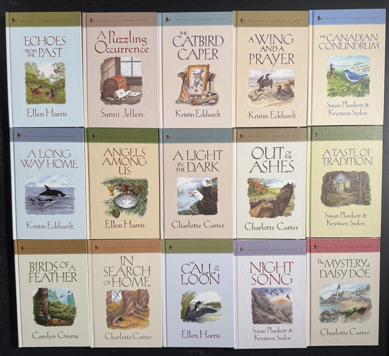 Near Complete Series Set Guideposts MYSTERIES OF SPARROW ISLAND Lot 25 of 27