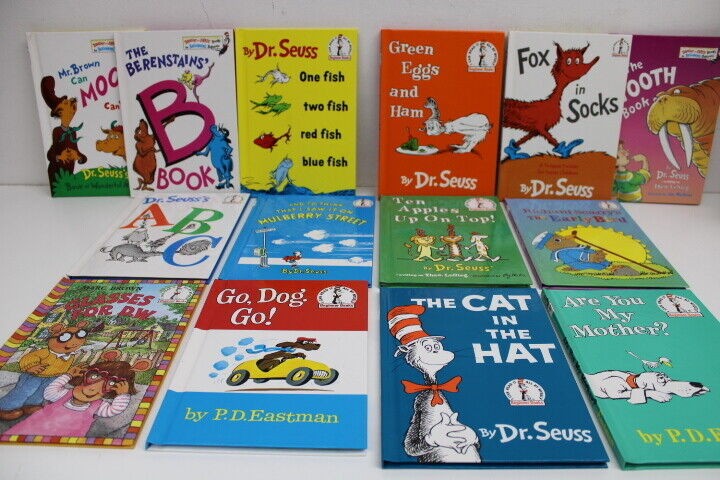 Vintage Dr. Suess Hardcover Beginners Books 1960&rsquo;s Lot of 14