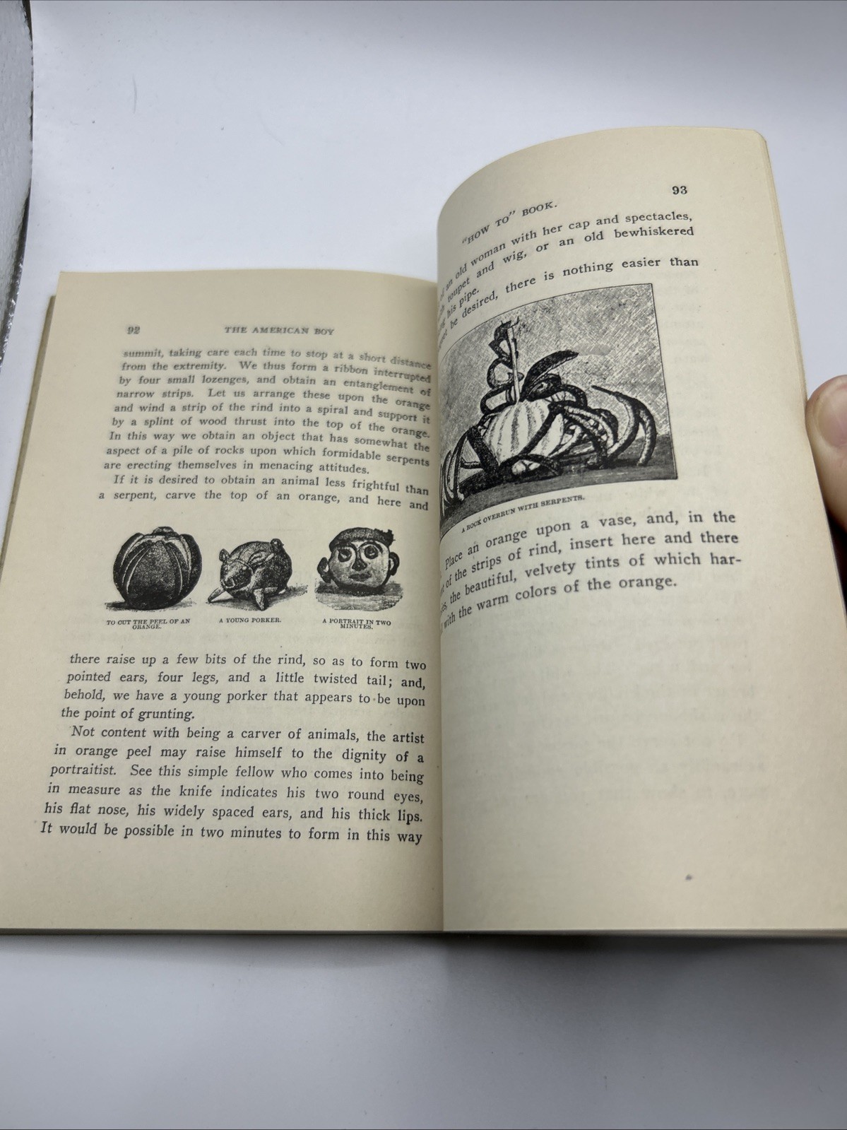 ANTIQUE « THE AMERICAN BOY « HOW TO » BOOK » ~ RARE 1900 CIRCA COLLECTIBLE BOOK