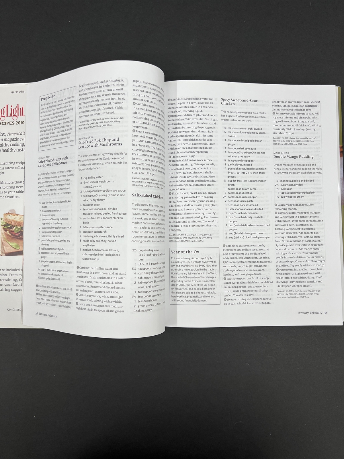 Cooking Light Annual Recipes 2010 A Year&rsquo;s Worth of Cooking Cookbook