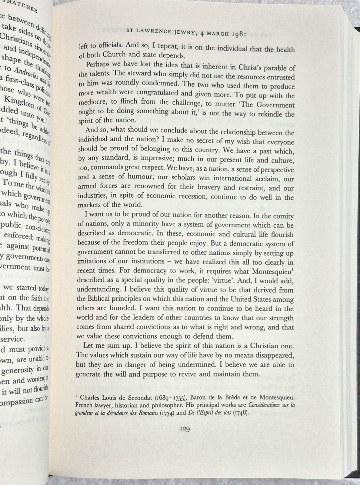 Margaret Thatcher: The Collected Speeches (1st U.S. Ed • 1st Print • 1997)