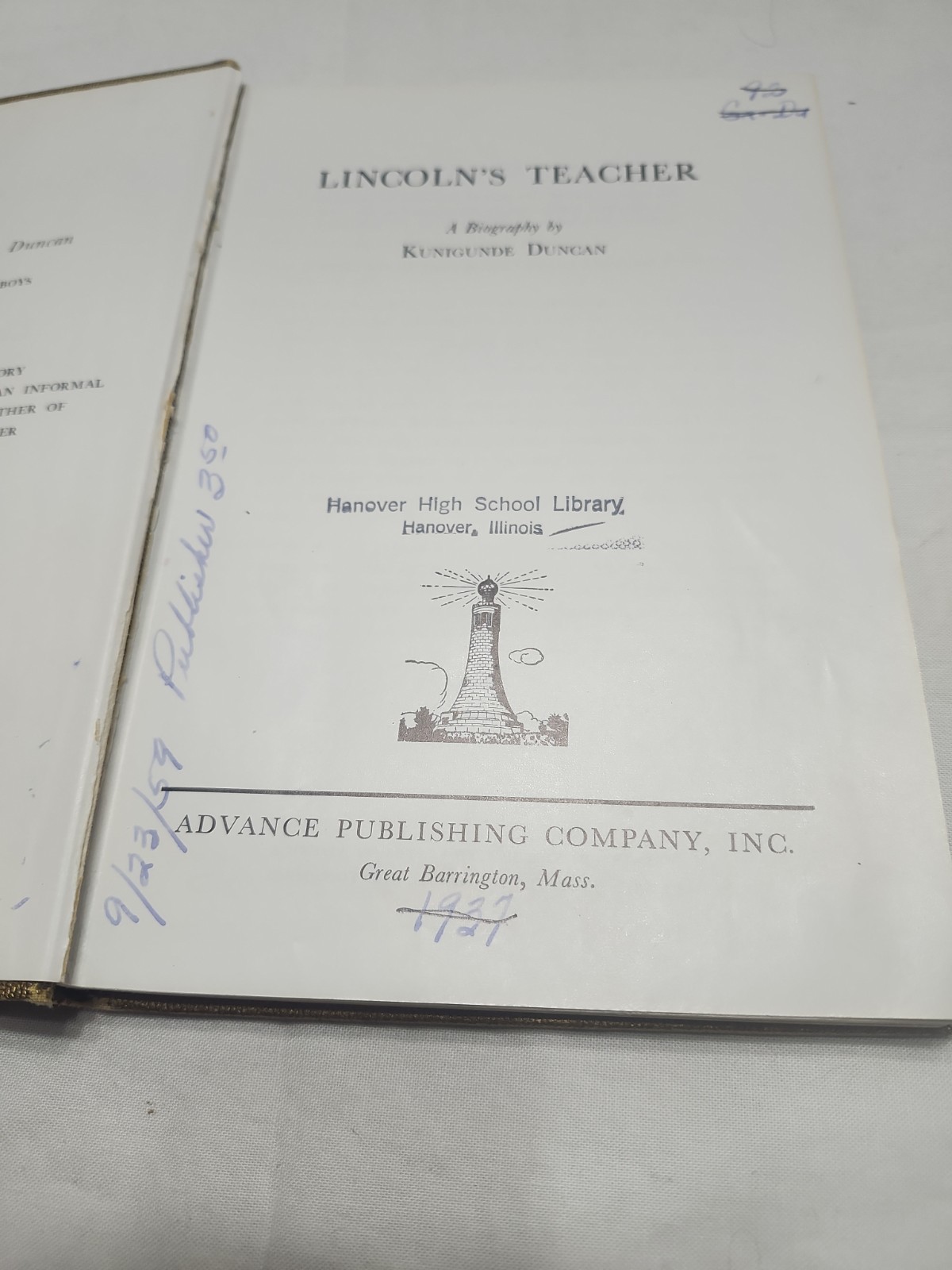 Lincoln&rsquo;s teacher;: A biography 1st Edition