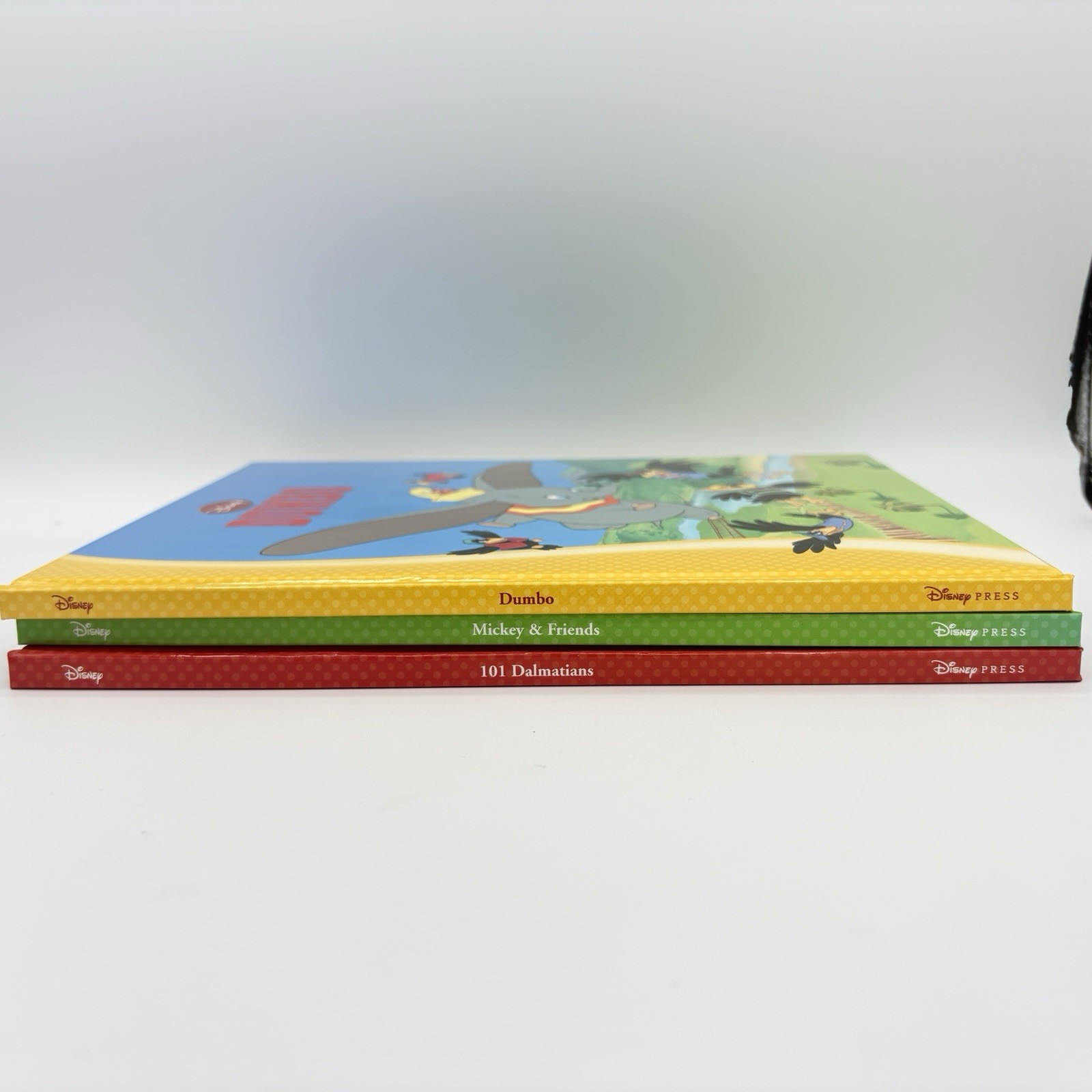 Walt Disney Press Hard Cover Books-Mickey & Friends, Dumbo & 101 Dalmatians EUC