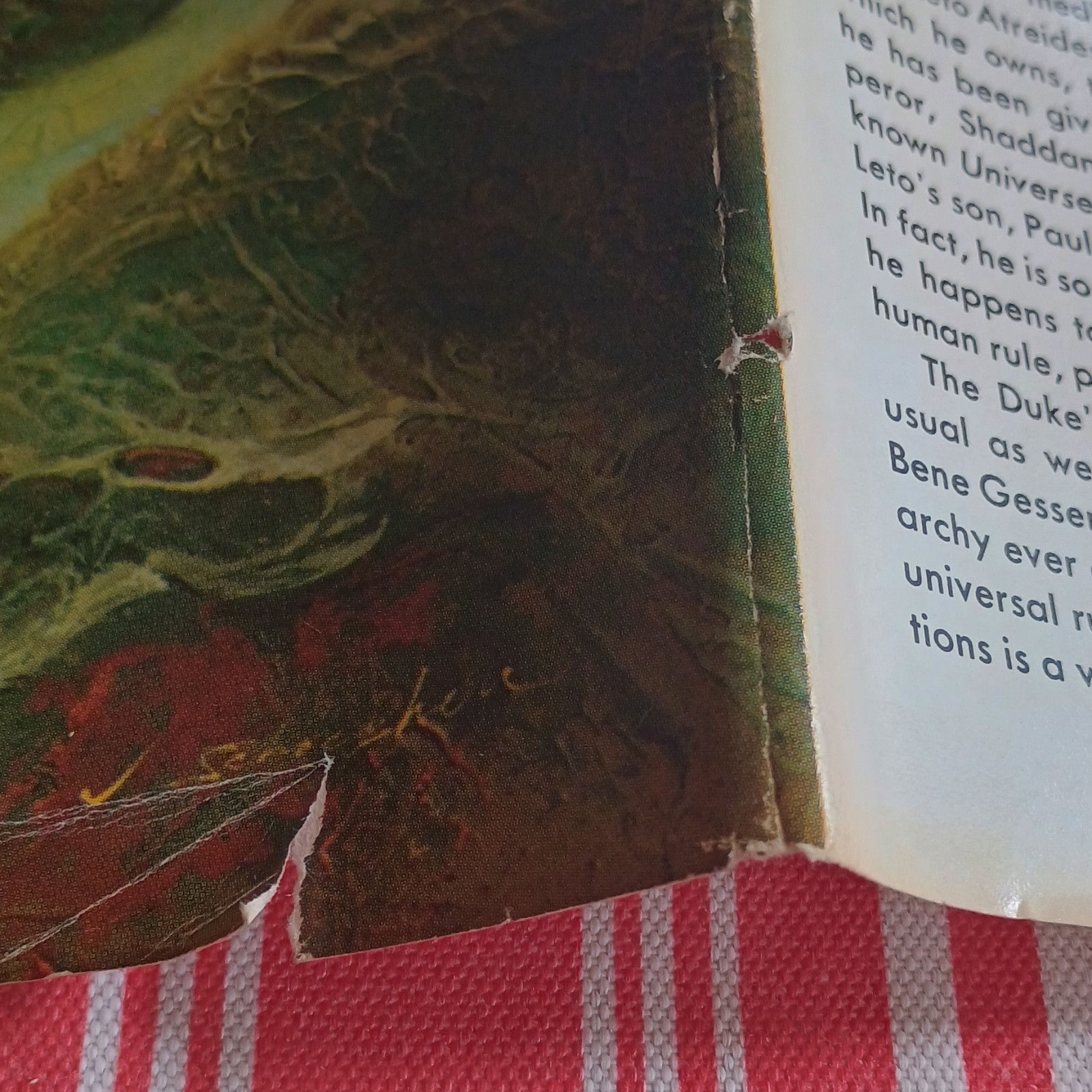 Frank Herbert Dune HCDJ Sci-Fi Chilton 1965 Book Club Ed R45