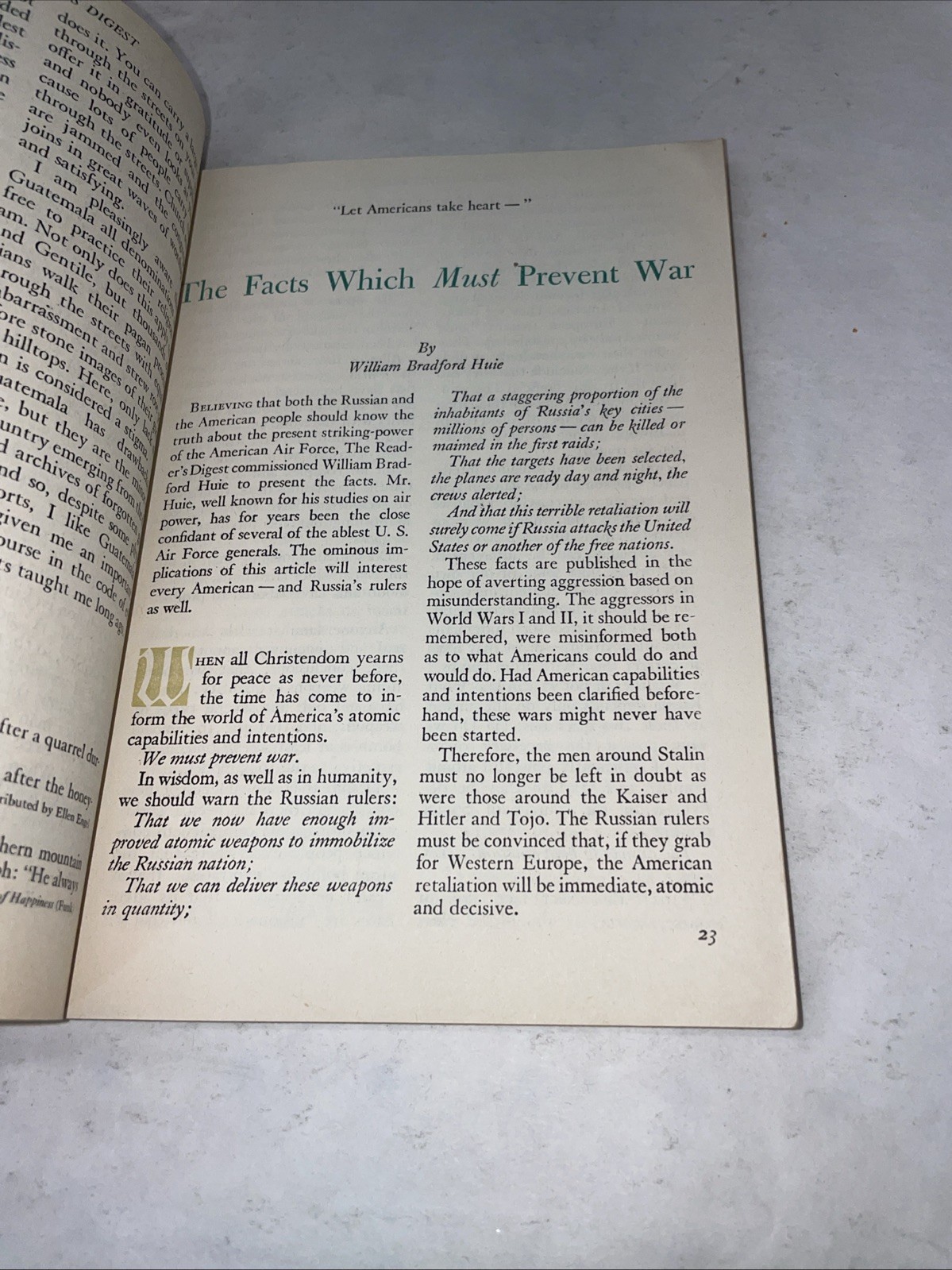1949 READER’S DIGEST MAGAZINE Lot Of 11. Vintage History Shorts.