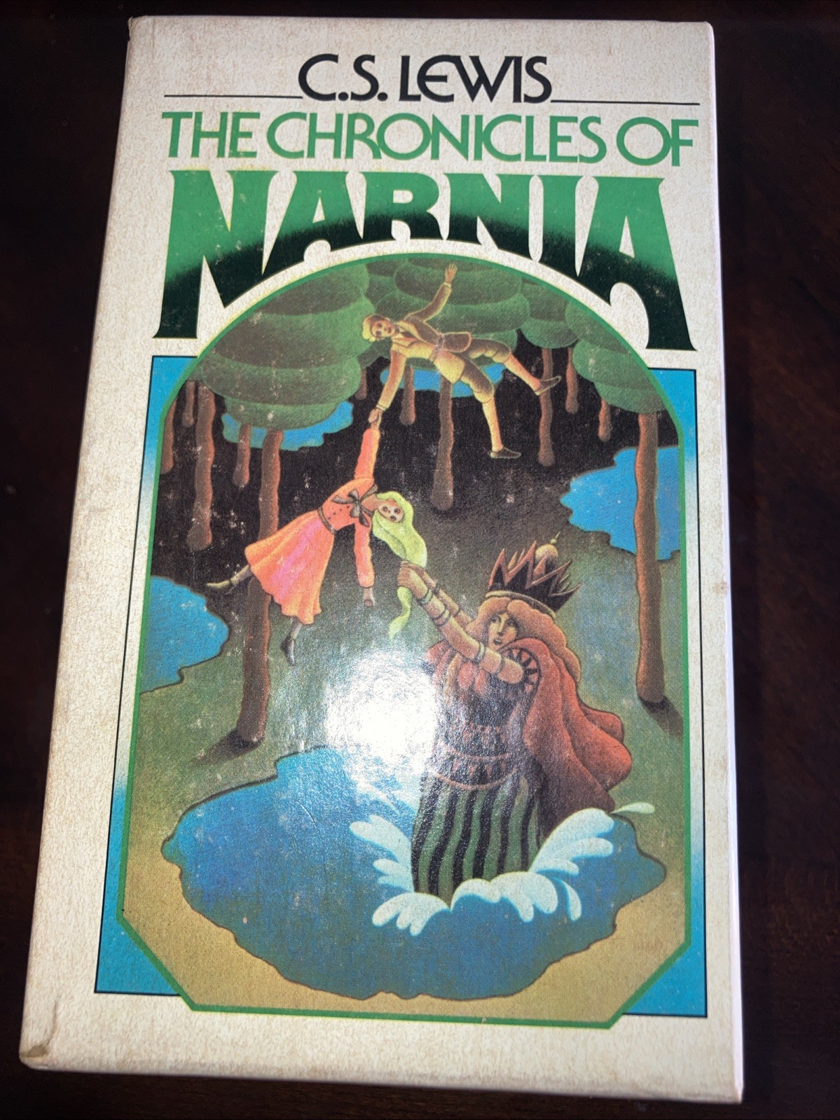 The Chronicles Of Narnia Box Set Books 1970 First Edition Collier C.S. Lewis VTG