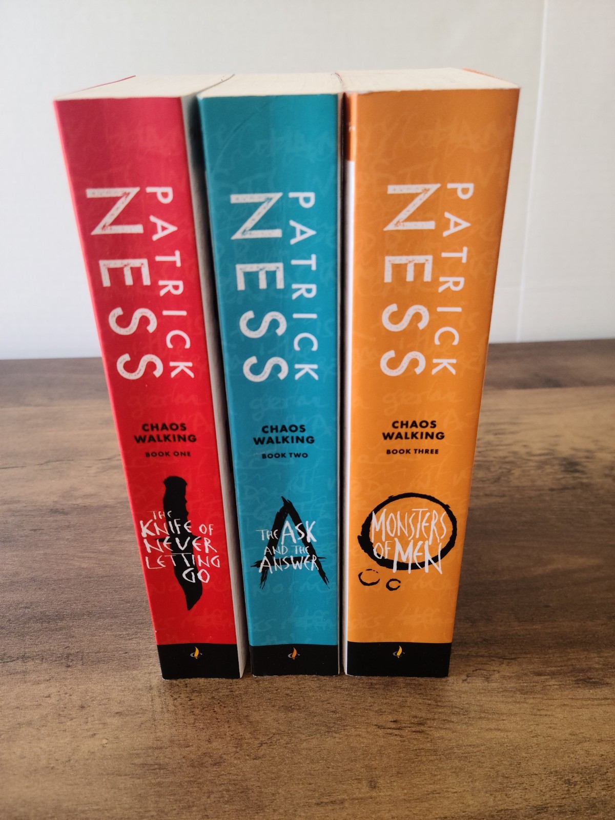 Lot of 3 Patrick Ness TPBs – Complete Chaos Walking Trilogy