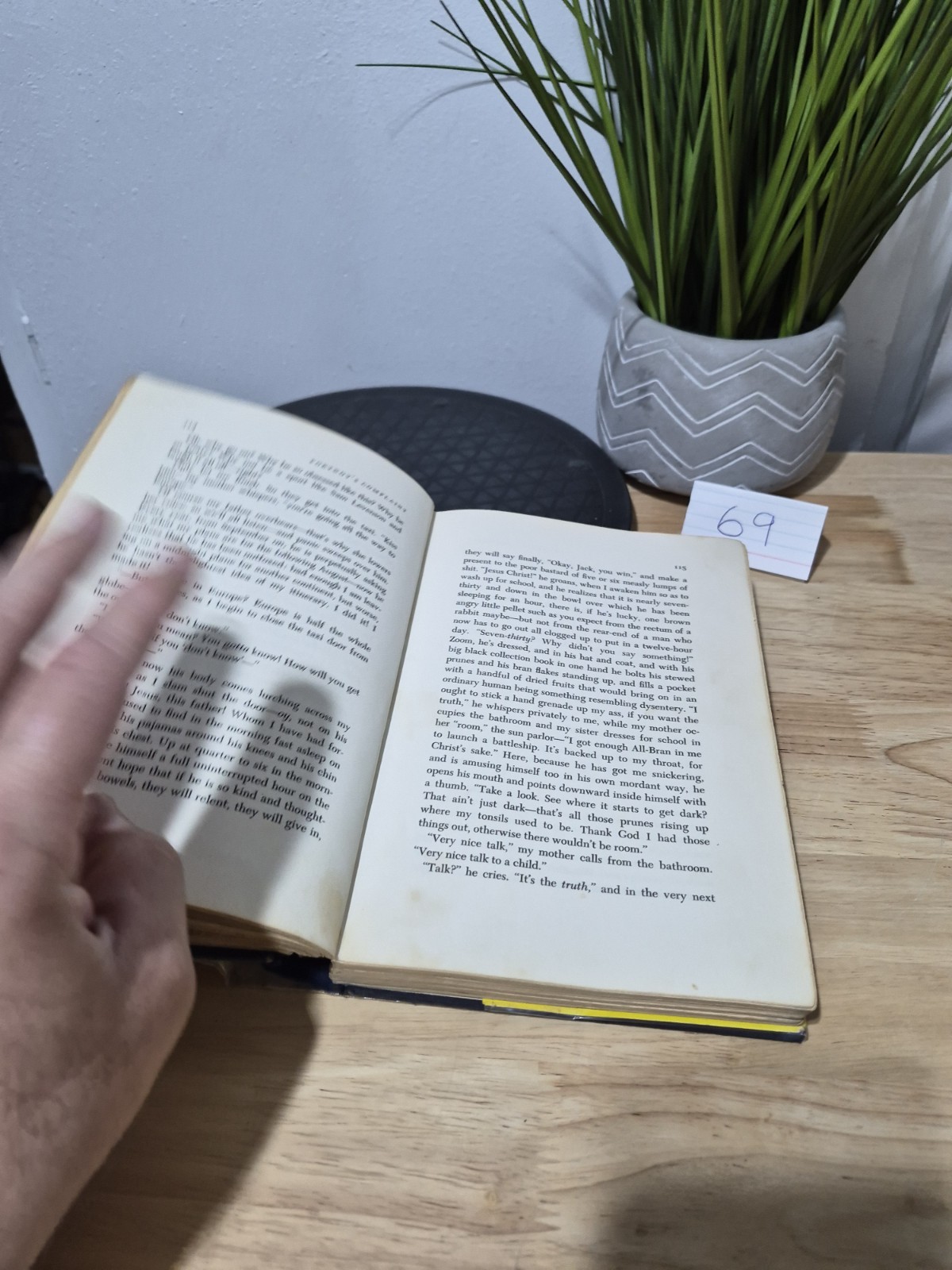 Portnoy&rsquo;s Complaint by Philip Roth 1969 First Edition Hardcover Dust Jacket