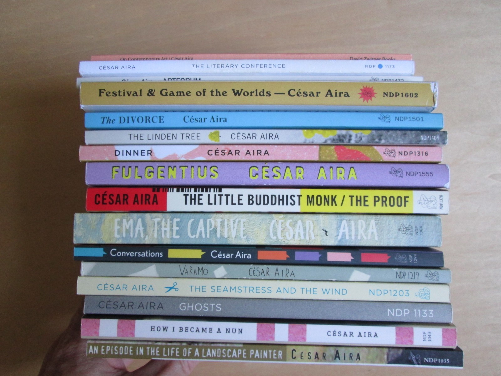 16 Cesar Aira paperback 1st printings US editions