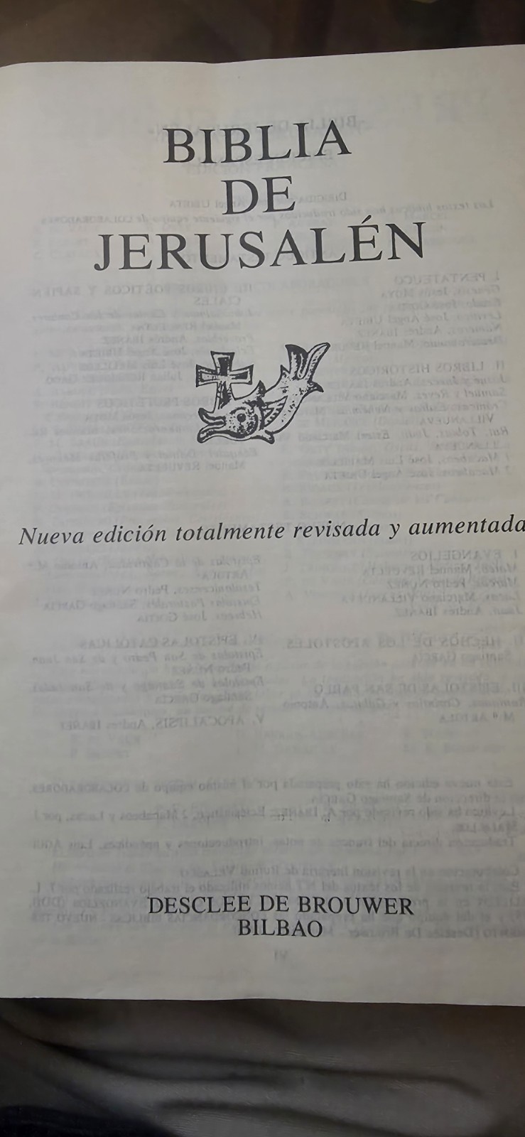 1984 Biblia De Jerusalen Nueva Edicion Totalmente Revisada Y Aumentada