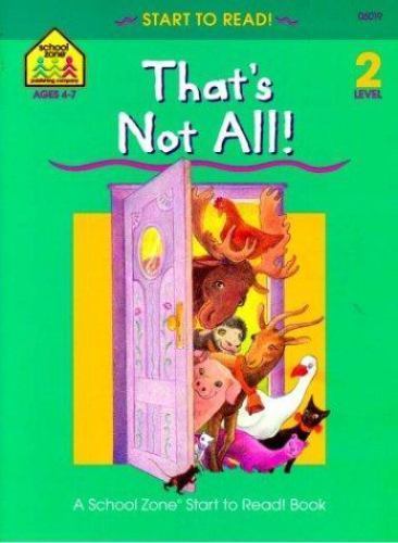 That&rsquo;s Not All! by Joan Hoffman,School Zone,Rex Schneider, Good Book