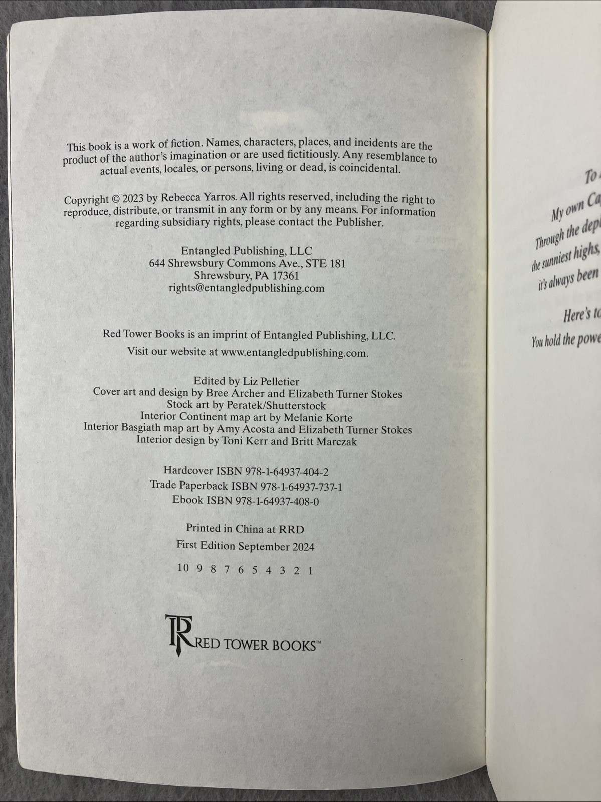 Fourth Wing (Special Edition First Edition Sprayed Edges + Bonus Chapter) OOP