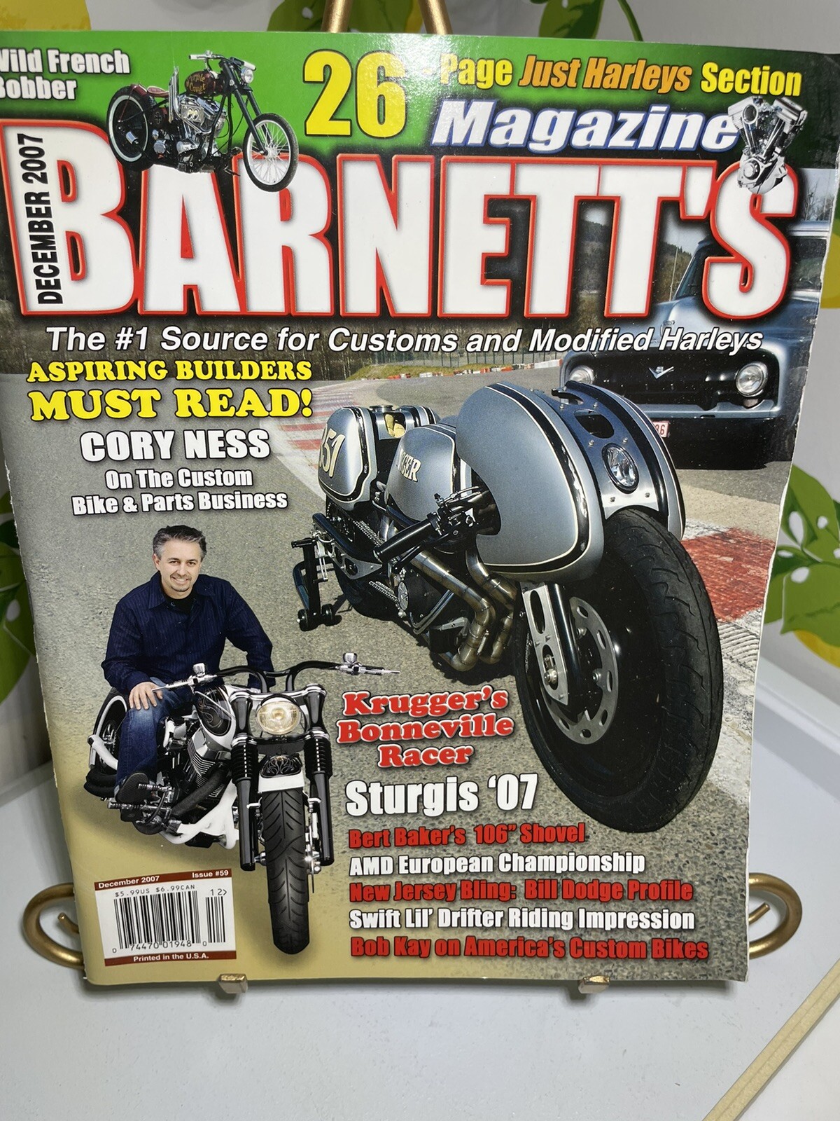Barnett&rsquo;s Magazine December 2007 Sturgis ‘07 26 Pages Of Just Harley’s
