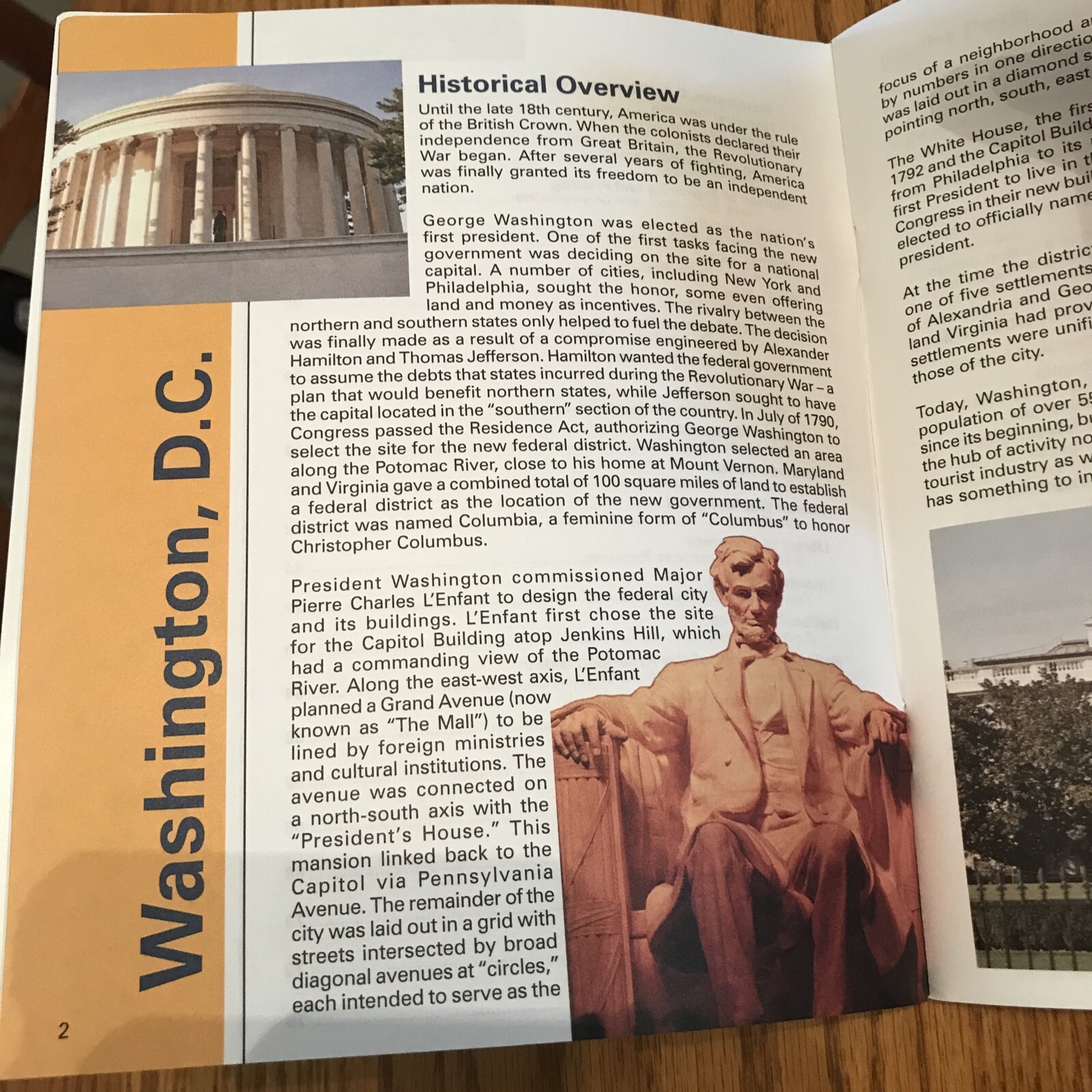 Washington D C Personal Interactive Guide Booklet 78 pages