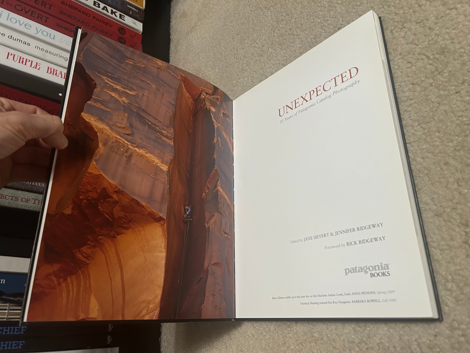 Unexpected: A Retrospective of Patagonia&rsquo;s Outdoor Photography PHOTO BOOK