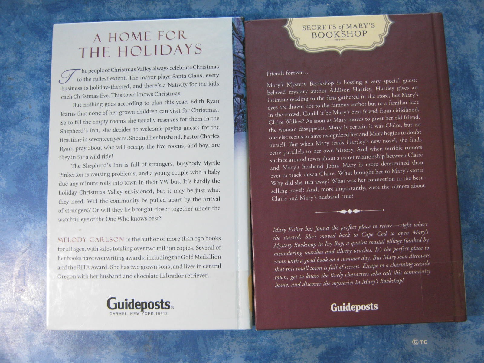 LOT OF 8 GUIDEPOSTS MYSTERY & INSPIRATIONAL FICTION 6 HC VGC