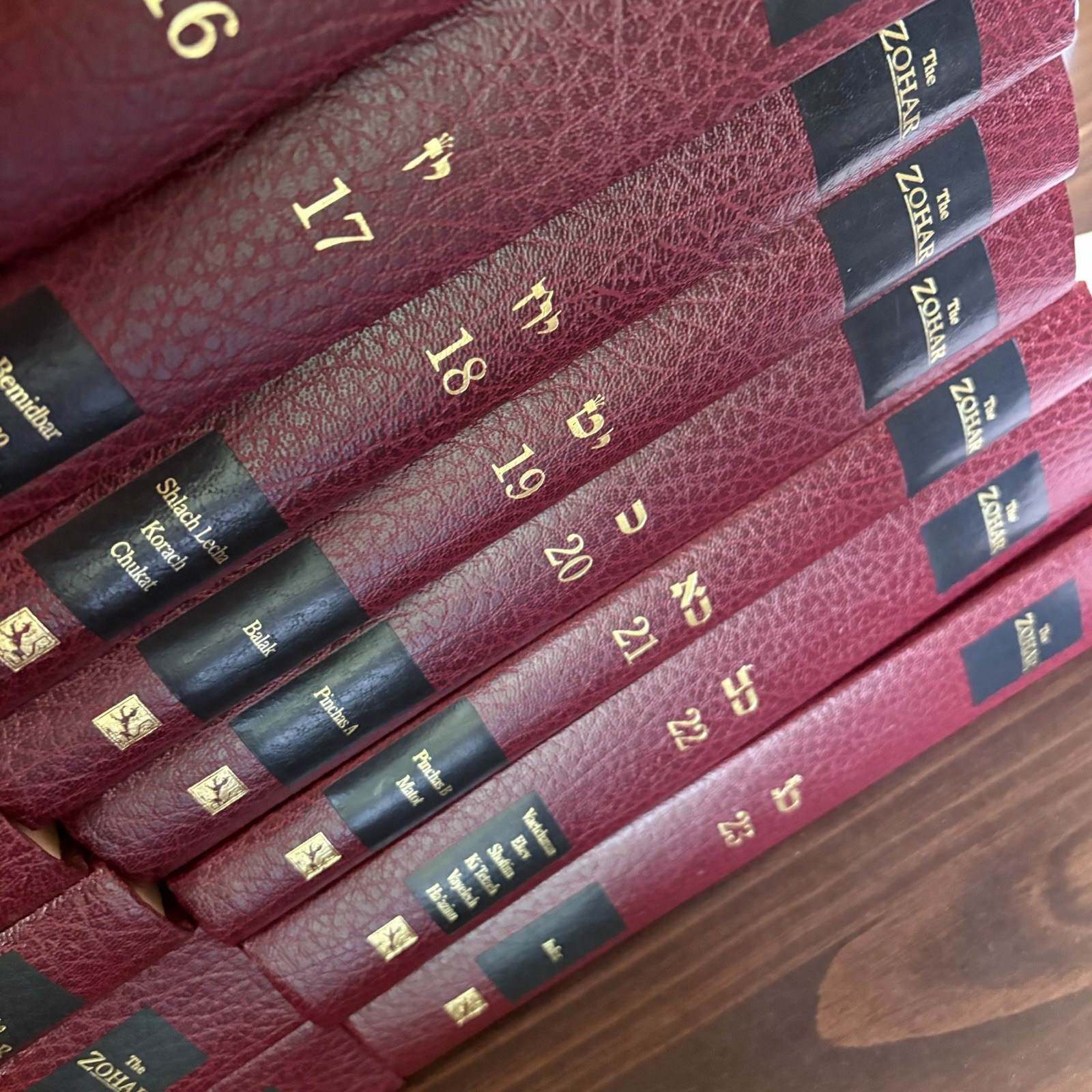 The Zohar Complete Set 23 Vol English Michael Berg Kabbalah Hardcover