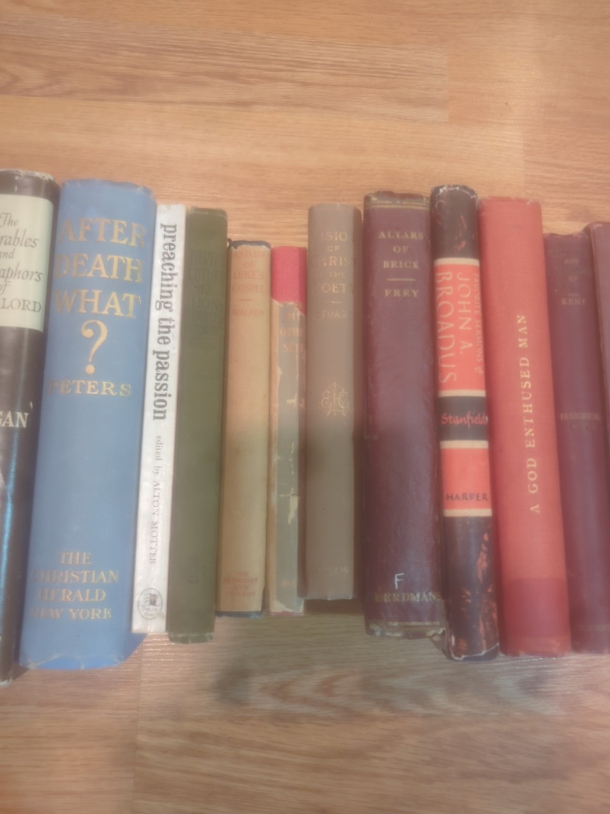Vintage Lot 27 Christian Sermons Bible Study Commentary Hymnals Pastor&rsquo;s Library