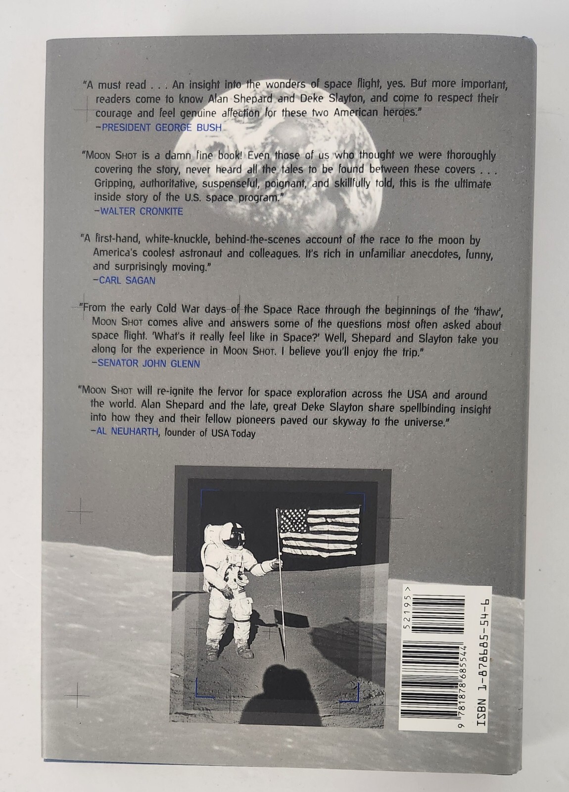 SIGNED Moon Shot: The Inside Story of America&rsquo;s Race to the Moon by Alan Shepard