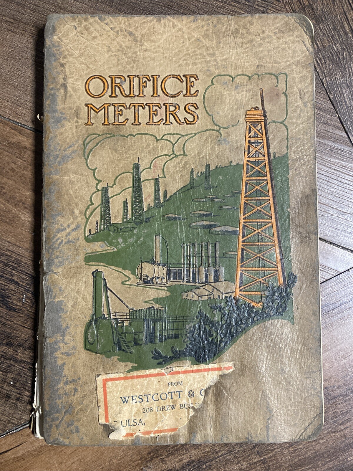 1924 Orifice Meters Book – For Gas, Air, Steam, Oil, Water – Metric Metal Works