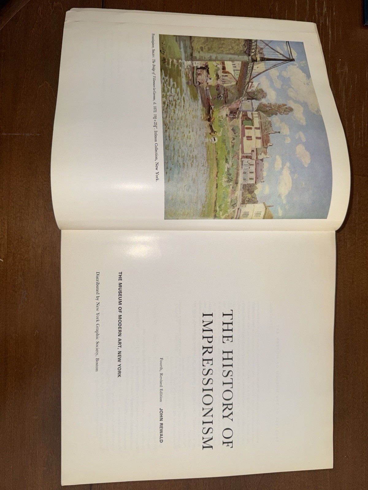 The History of Impressionism John Rewald 4th Revised Edition MoMA Art Book 672pp