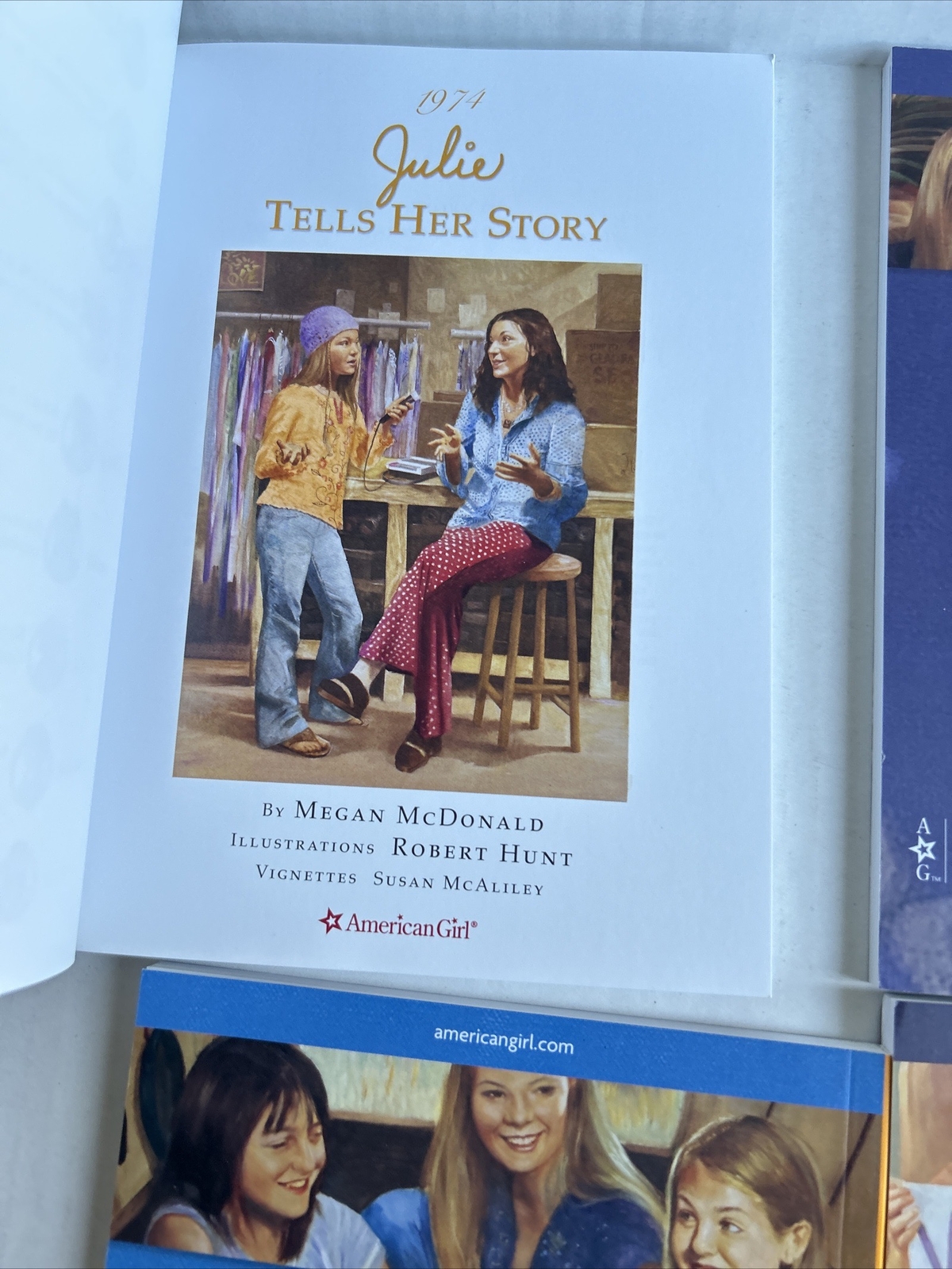 American Girl Julie Book Set 1-6 Complete 1 2 3 4 5 6 Lot 1974 Chapter Books