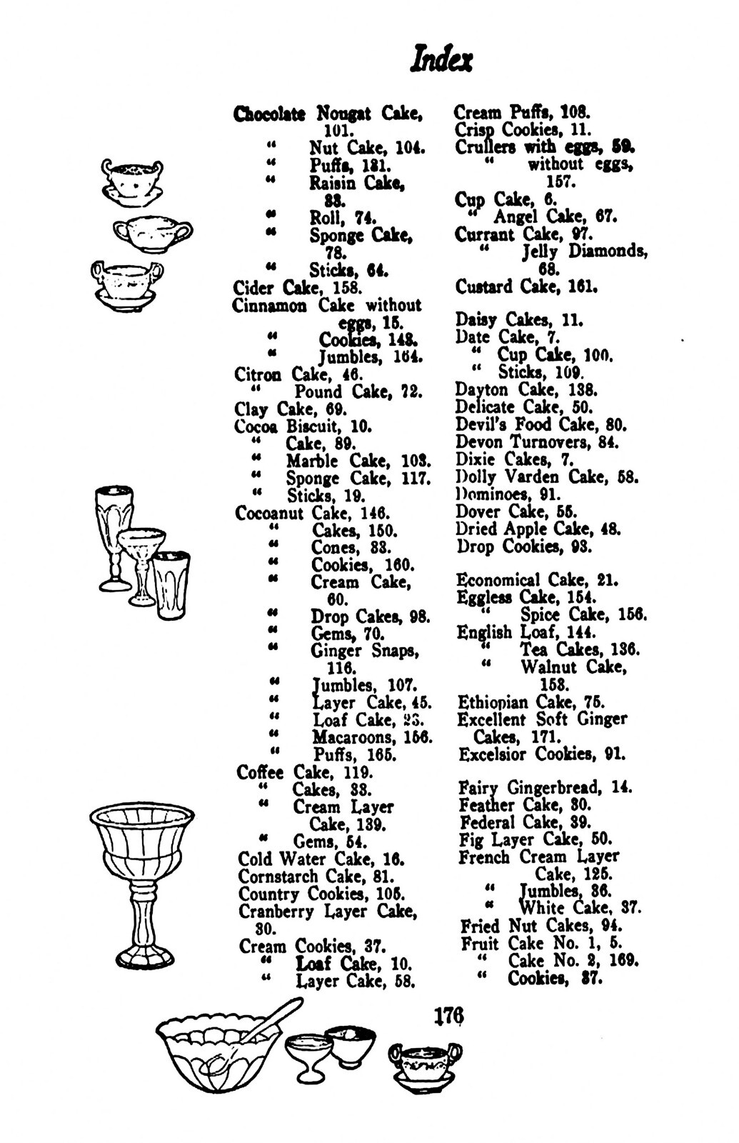 « 1904 » 365 Cakes and Cookies Vintage Cook Book 179 Pages