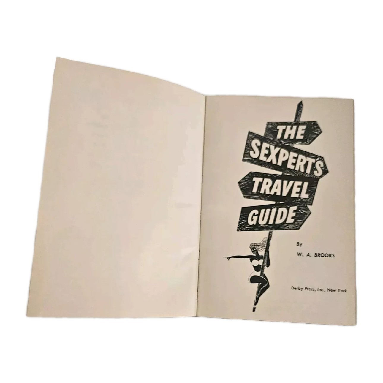 VTG Sexpert&rsquo;s Travel Guide Book W.A. Brooks 1956 Hardcover Illustrated 190 Pages