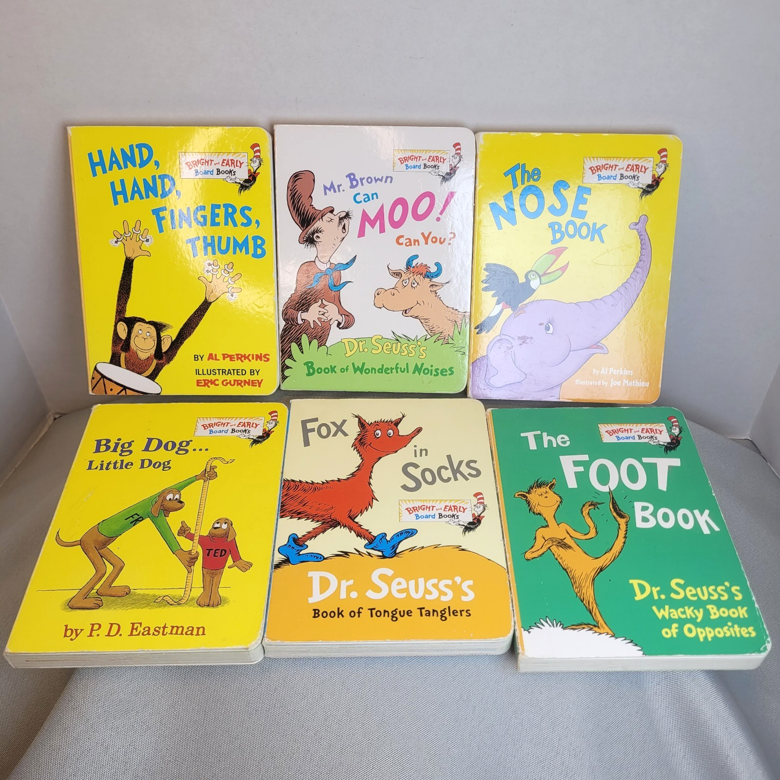 Bright And Early Board Books Dr Seuss Assorted Set Of 6 Children&rsquo;s Books