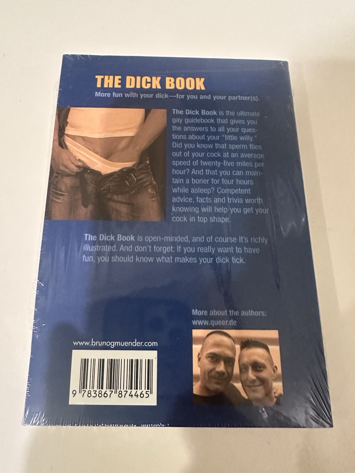 The Dick Book: Tuning Your Favorite Body Part Sealed New
