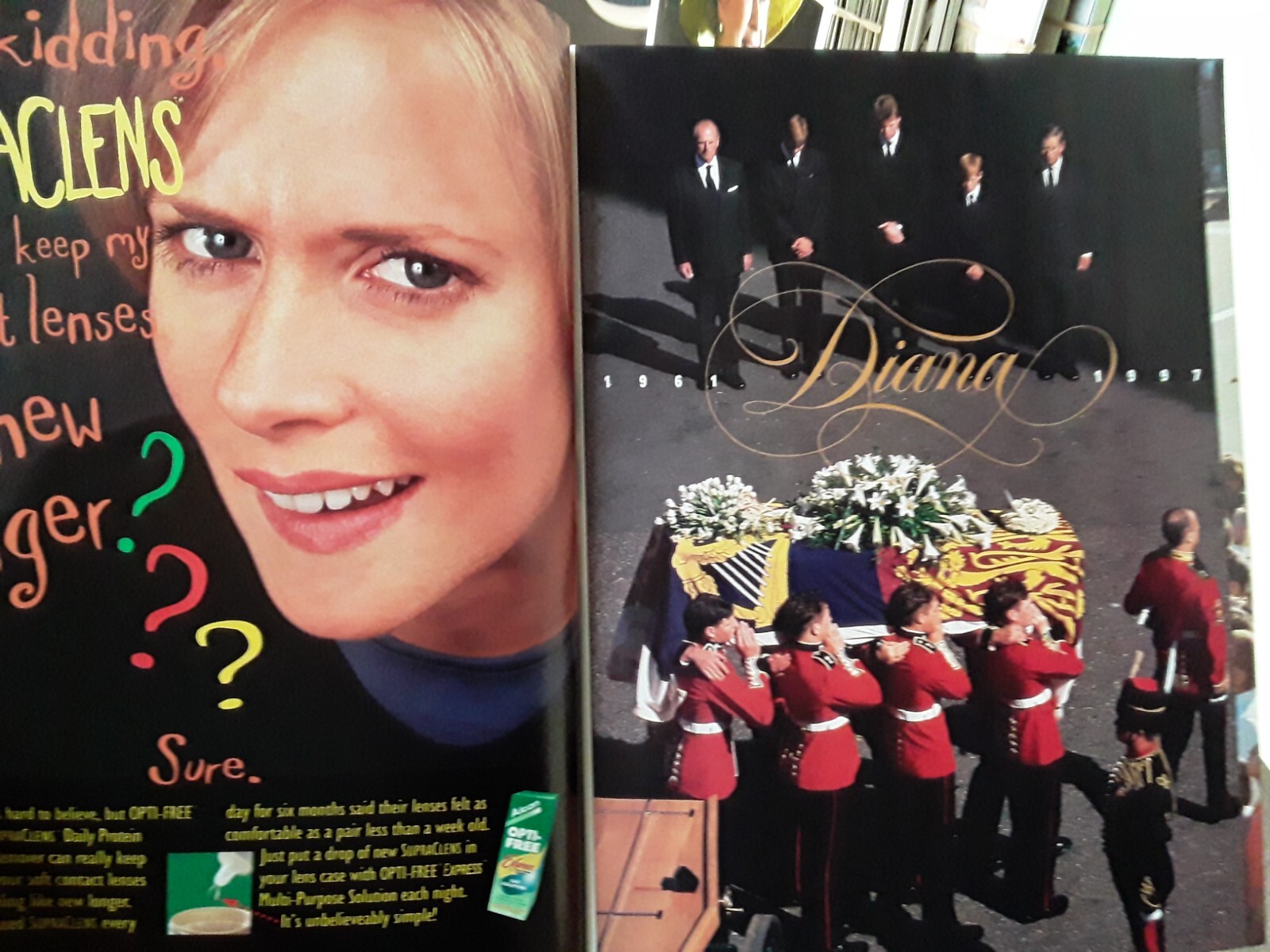 Princess Diana magazine bundle 1997 4 titles death tributes memorials G+ 240229