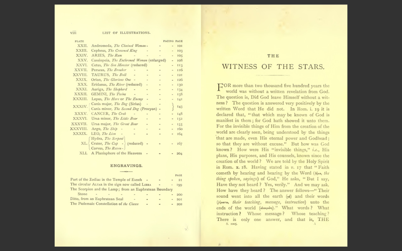 Witness of the Stars by E.W. Bullinger – Bible Commentary Scripture Study E-Book