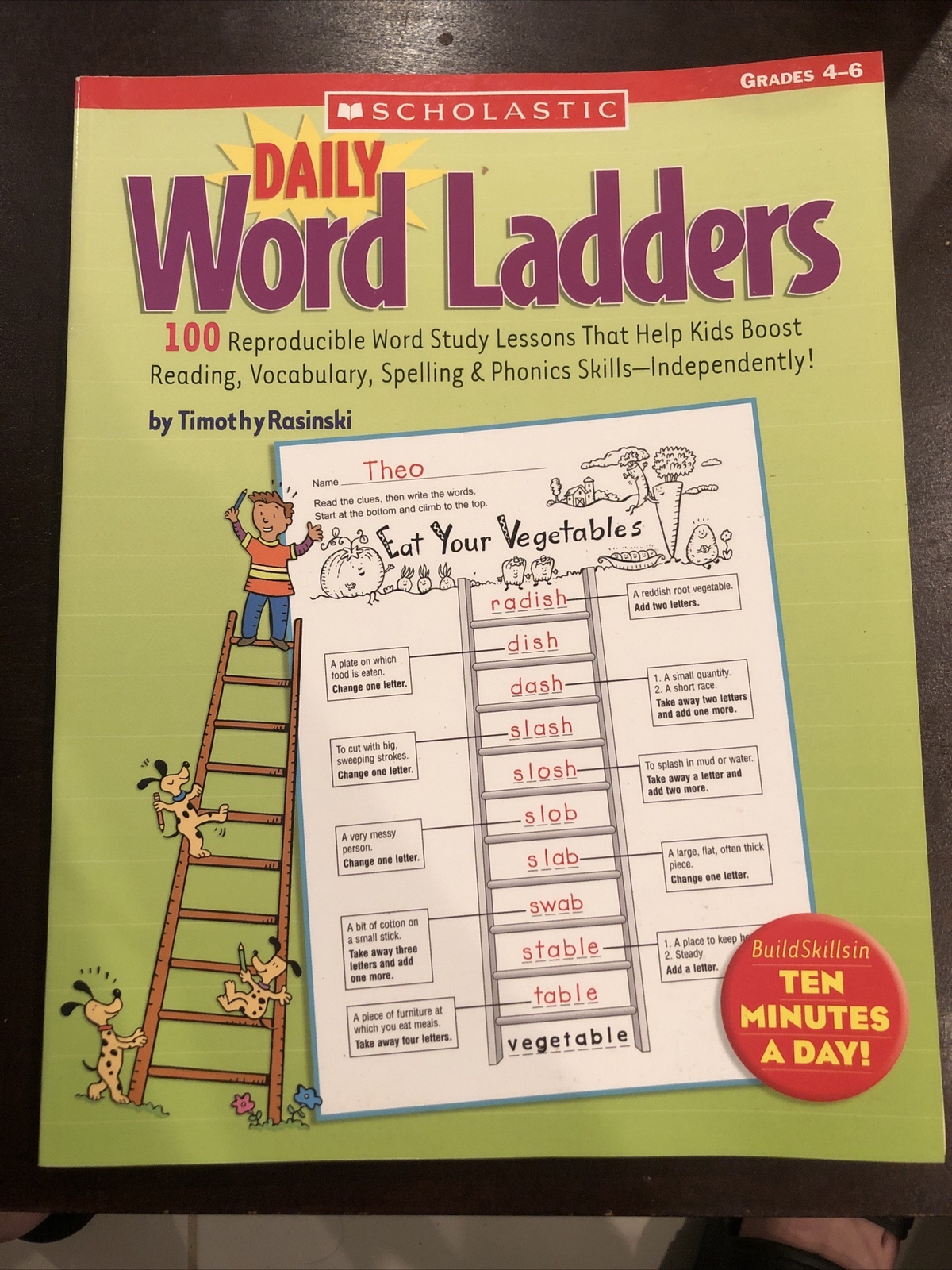 Daily Word Ladders Grades 4-6 Scholastic Reproducible Word Study Lessons