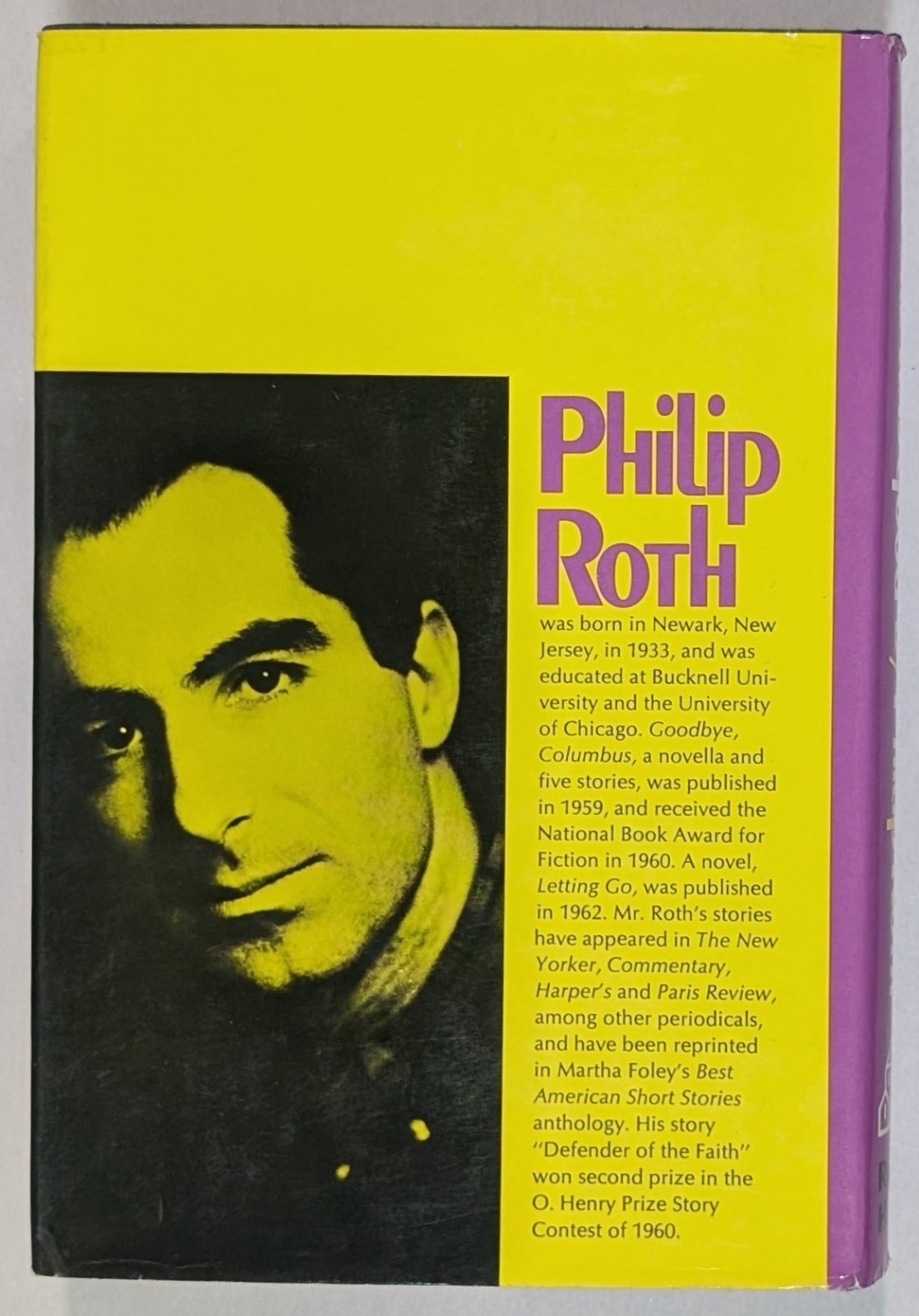 When She Was Good by Philip Roth 1967 HCDJ RARE First Printing Very Good Cond