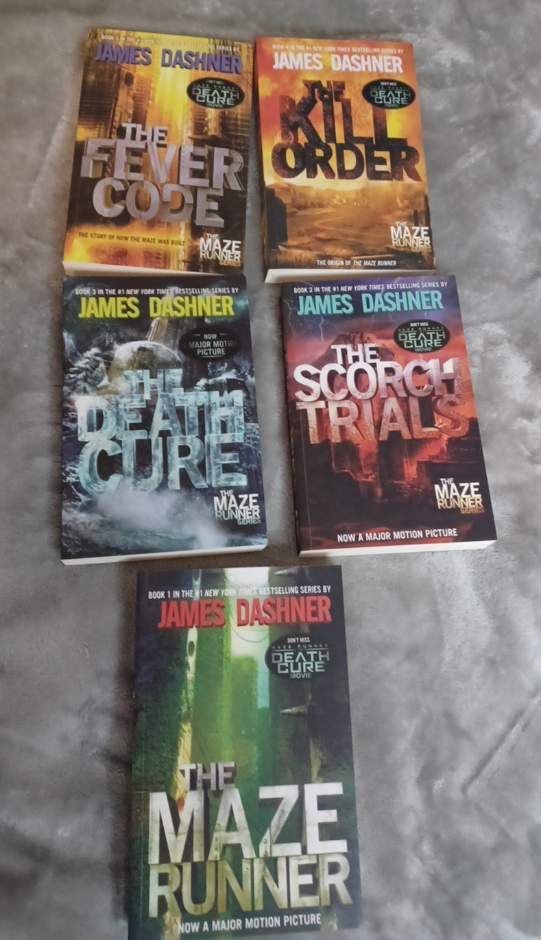 Maze Runner Series Complete Collection 5 Book Paperback Box Set by James Dashner