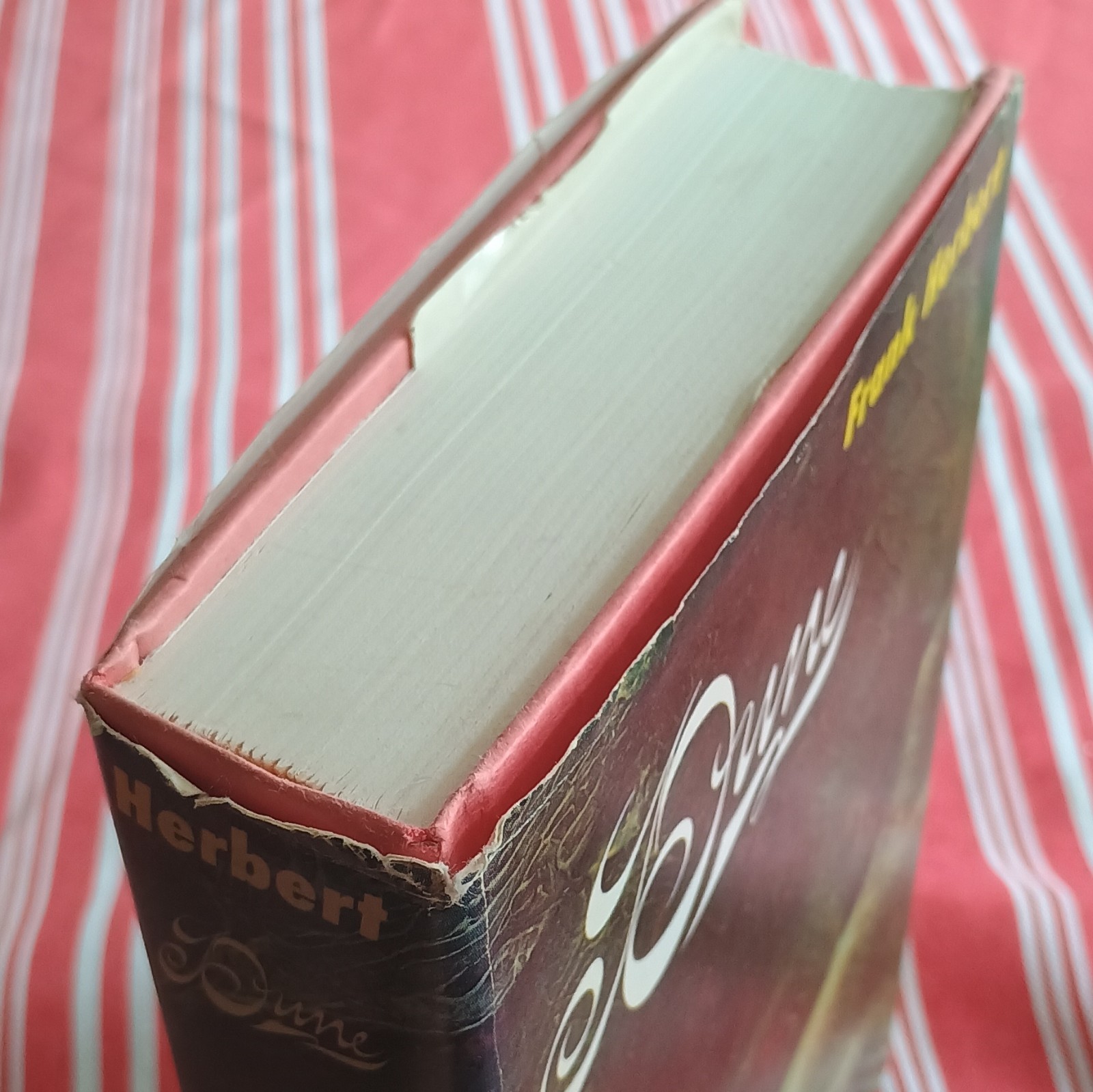 Frank Herbert Dune HCDJ Sci-Fi Chilton 1965 Book Club Ed R45