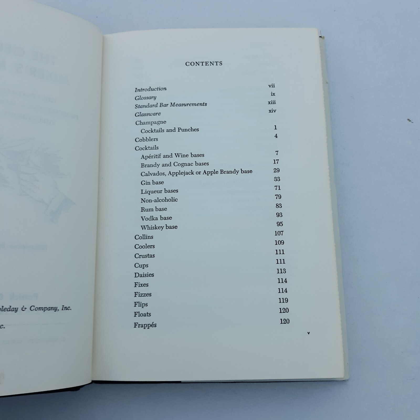 Offical MIXERS MANUAL Mixed Drinks Over 1200 Drinks 1956 Patrick Gavin Duffy HC