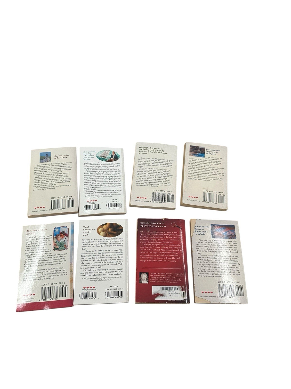 Heartsong Presents Inspirational Novels 1 Contemp 6 Historical 1 Mystery