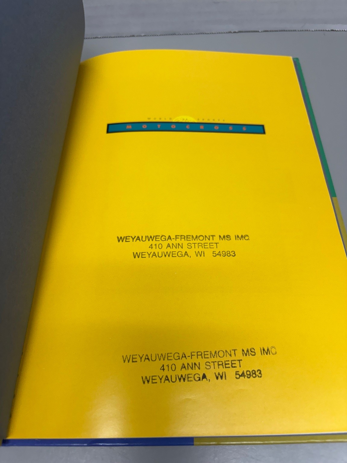 Motocross Aaron Frisch 2002 First Edition World of Sports Capstone Press