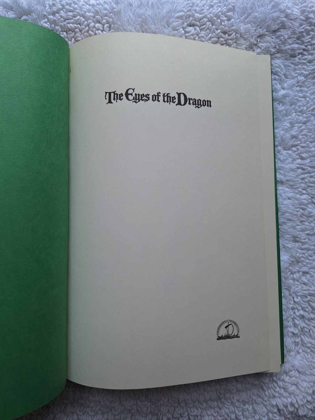Stephen King The Eyes of the Dragon Hardcover First Edition ? 1987