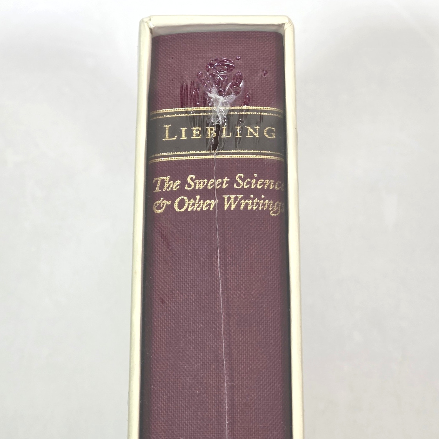 SEALED A J Liebling Sweet Science Other Writings Library of America HC Slip 213