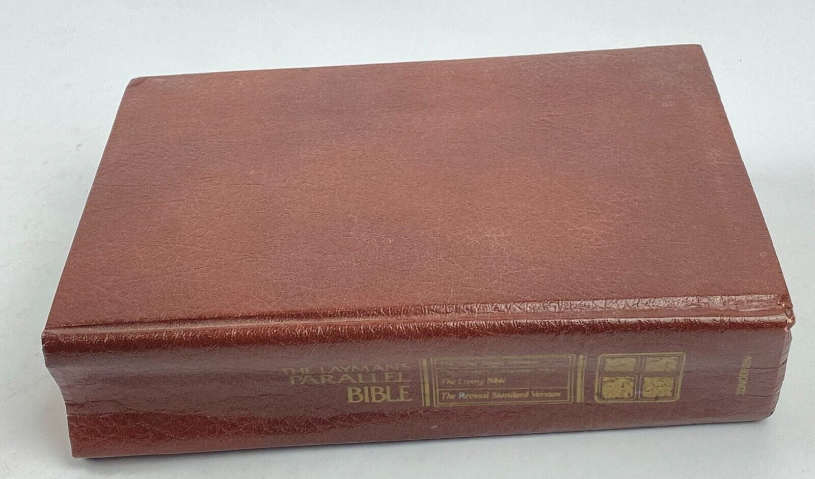 Layman&rsquo;s Parallel Bible KJV MLB Living Bible RSV Zondervan Hardcover 1973 VTG