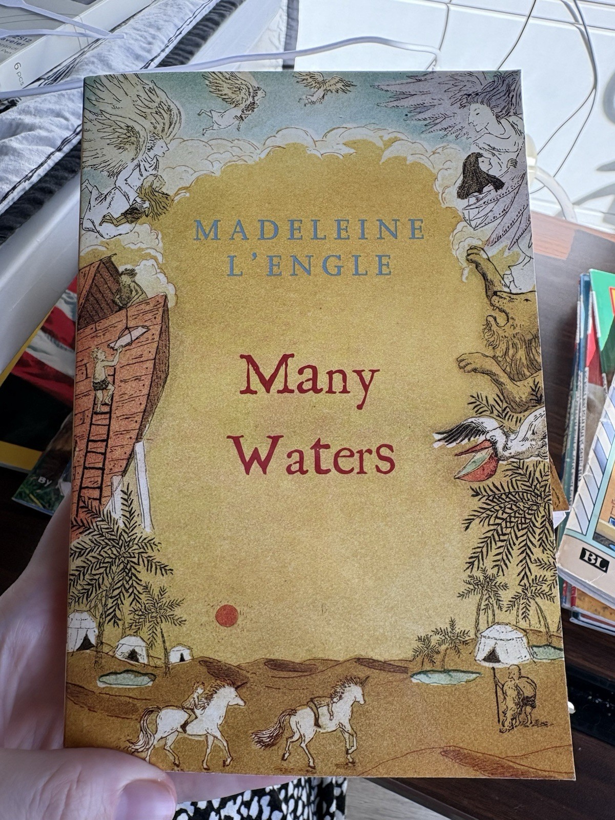 Many Waters by Madeleine L&rsquo;Engle (Paperback, Square Fish, Wrinkle in Time Serie…
