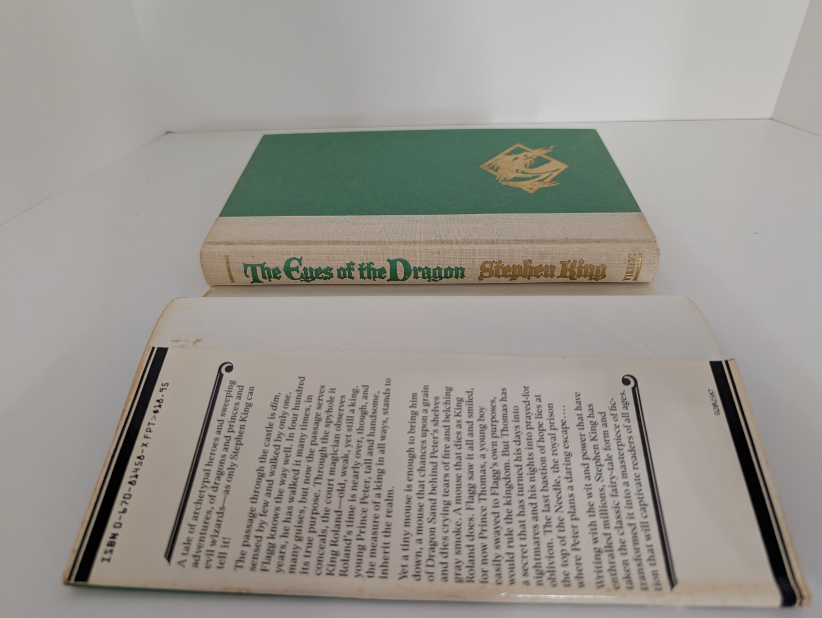 Stephen King Eyes of the Dragon 1987 HC DJ Viking