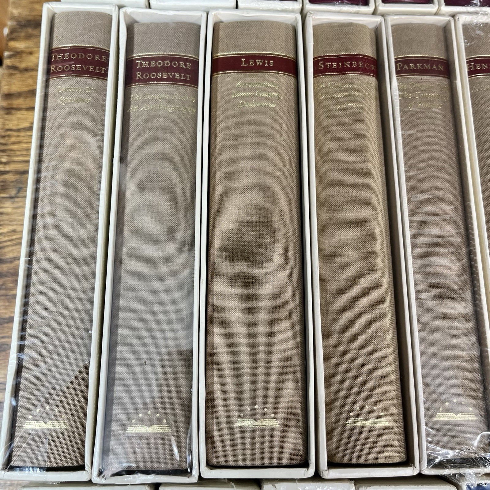 The Library Of America Books with Slipcases Lot Of 31 Mixed Authors Classics