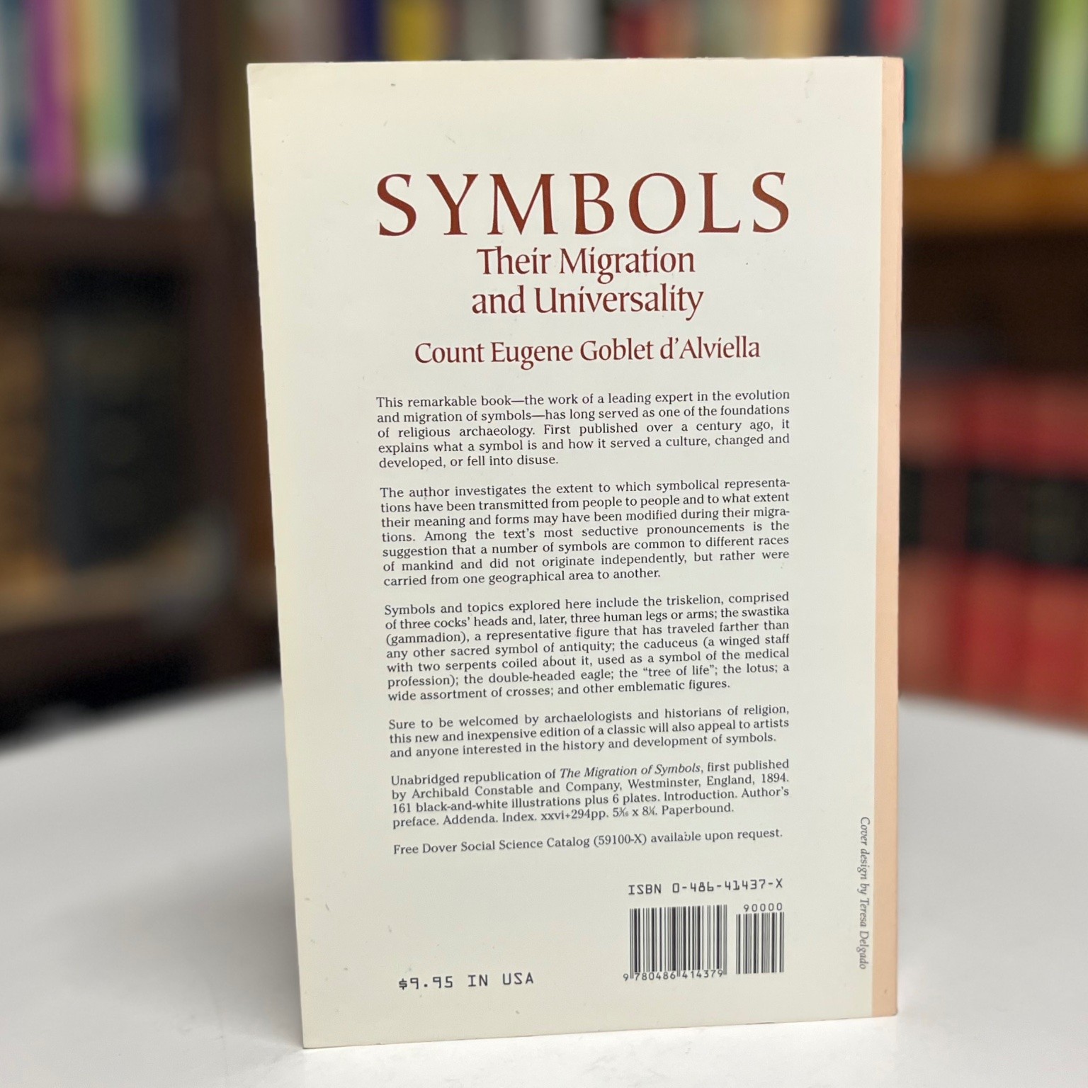 Symbols Their Migration Universality Goblet d&rsquo;Alviella 2000 Dover Edition
