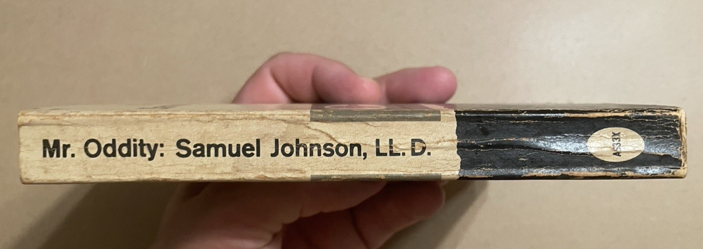 1961 Mr. Oddity: Samuel Johnson, LL. D. by Charles NormanCollier Books Paperback