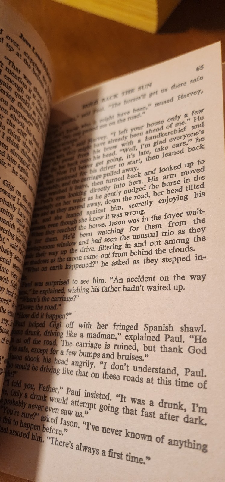 HOLD BACK THE SUN by June Lund Shiplett Signet Book 1st Printing 1981 Paperback