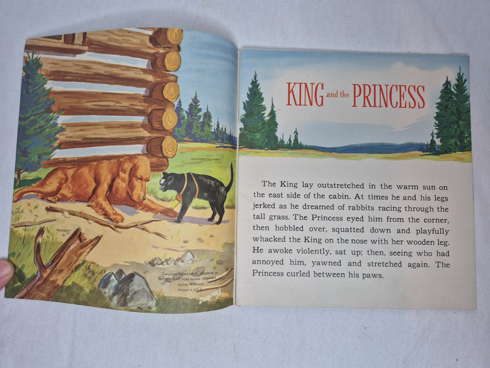 King and the Princess Jack O&rsquo;Brien 1949 Illustr. Robert Doremus Paperback
