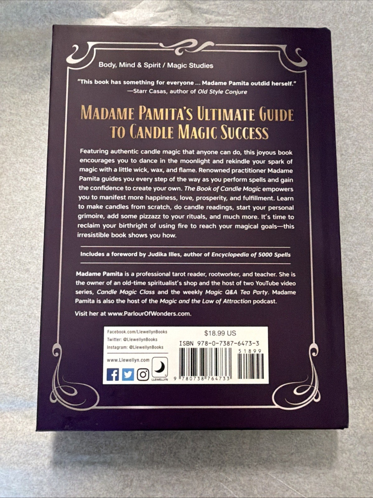 Book of Candle Magic : Candle Spell Secrets to Change Your Life by Madame Pamita